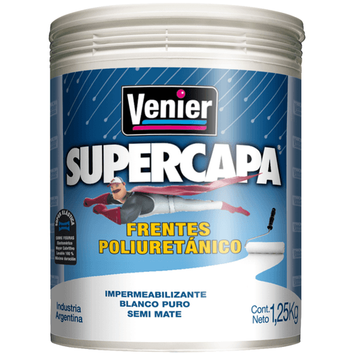 Frentes Poliuretanica Venier Blanco 1.25 Kg Supercapa