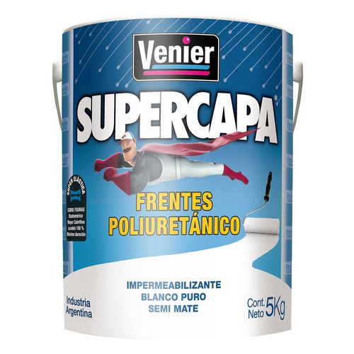 Frentes Poliuretanica Venier Blanco 5 Kg Supercapa