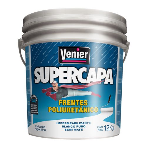 Frentes Poliuretanica Venier Blanco 12 Kg Supercapa