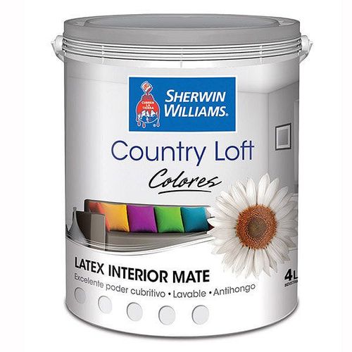 Látex Interior Color Sherwin Williams Blanco 4 L Country Loft