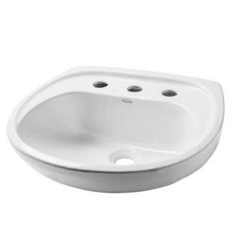 Lavatorio Andina De 3 Agujeros Blanco 170X468X412 Cm Ferrum