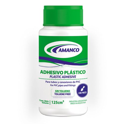 adhesivo para pvc x 125 cc amanco