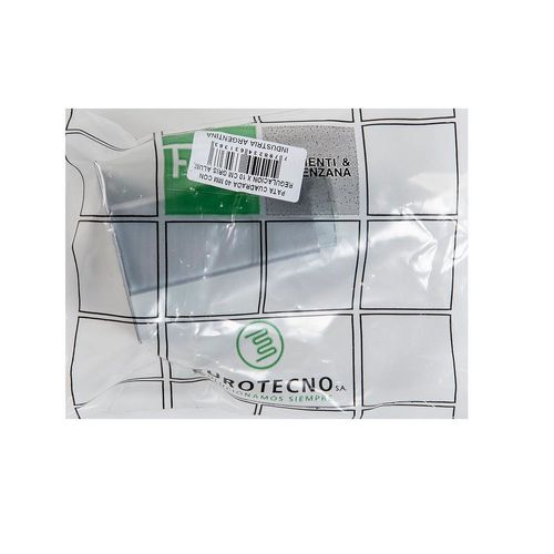 Pata Cuadrada 40 Mm Con Reg x 10 Cm Gris Alum