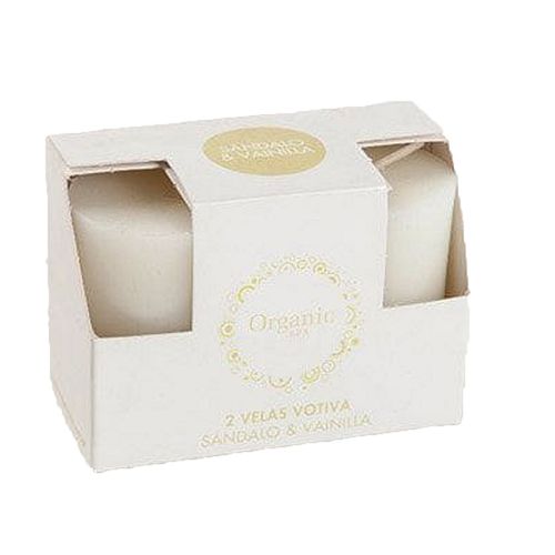 Set x2 Velas Votiva Sandalo Vainilla