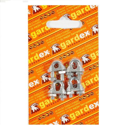Grampa Cable De Acero 3/16 Pulg x 4 Unid