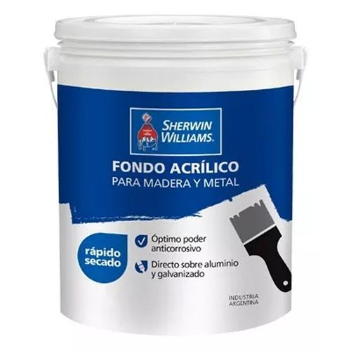 Fondo Acrílico Para Madera Y Metal 1Lts Sherwin Williams