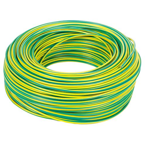 Cable Unipolar 1,5 Verde y Amarillo Plastix "CF" X 100 M Imsa