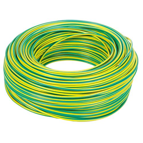 Cable Unipolar Verde Amarrilo Plastix Cf 1,50 Mm²