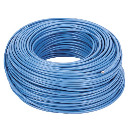 Cable Unipolar 4 Celeste Plastix "CF" X 100 M Imsa