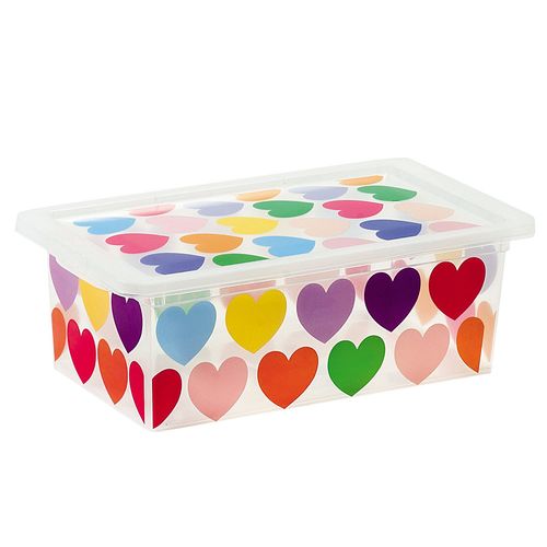 Caja Organizadora Diseño Corazón 17 Lts Sao Bernardo