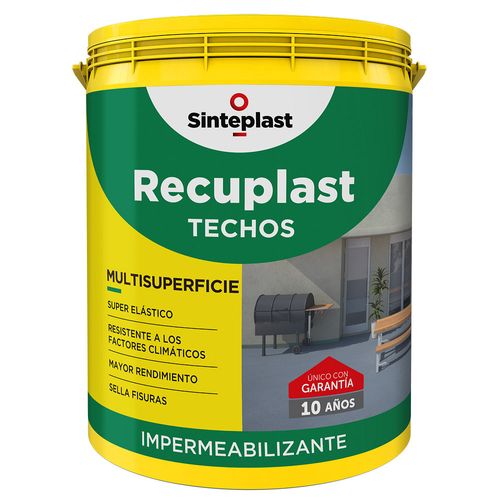 Techos Recuplast Blanco 4Lt