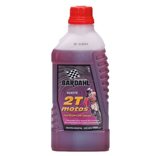 Aceite 2 T Para Moto 1 L Bardahl