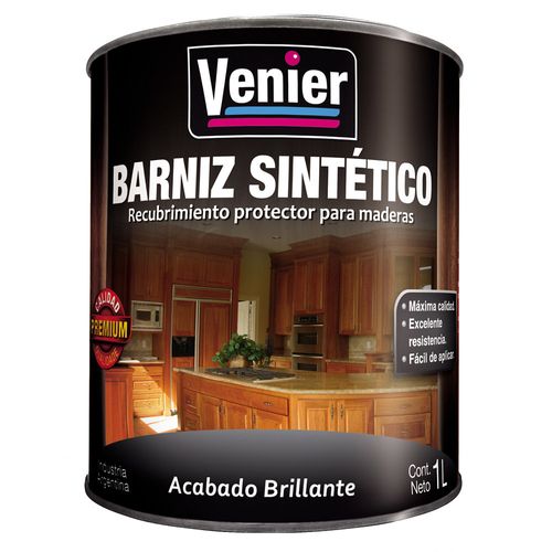 Barniz Sintético Brillante x1Lt Venier