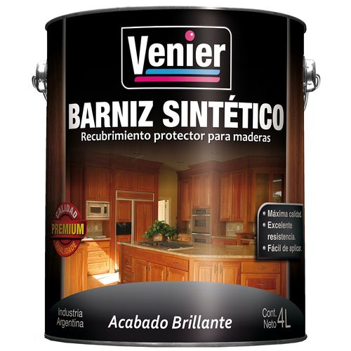 Barniz Sintético Brillante x4Lts Venier