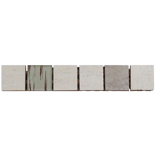 Malla Cerámica Travertino Verde 5X30 Cm Gruppo Pietrabella