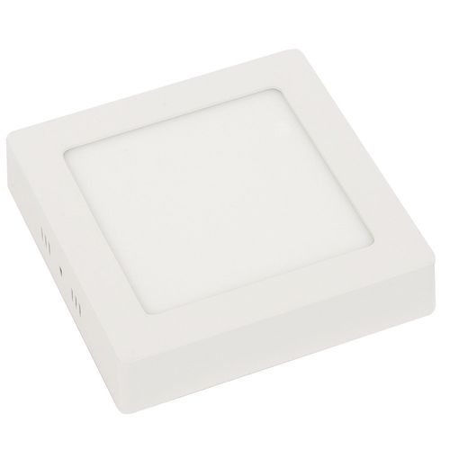 Plafón Led Cuadrado 12 W Luz Cálida Ultradelgado Sica