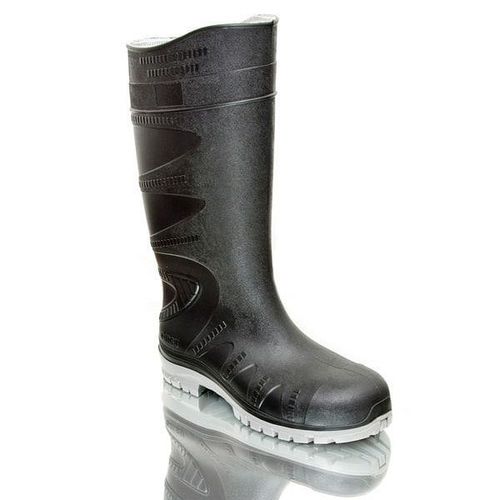 Bota Pvc Sin Puntera Negra Talle 41