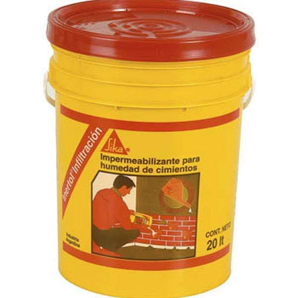 Impermeabilizante Para Humedad De Cimientos 20 Lts Sika