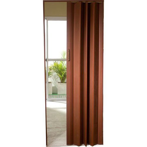 Puerta Plegable Pvc Ciega Cedro 10Mm 95X200 Fracas