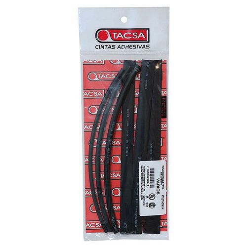 Kit Termocontraible Varias Medidas Surtido X 6 Un Tacsa