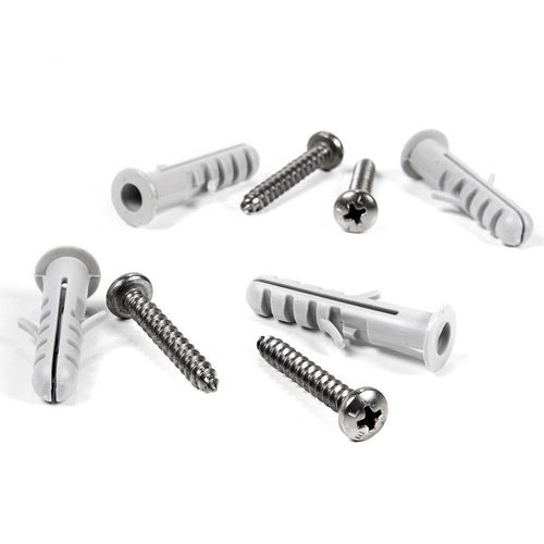 Taco De 8 Mm Con Tornillo Inoxidable 4 Unidad