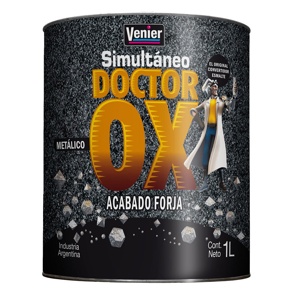 Convertidor Negro Metálico 1 Lts Doctor Ox Venier
