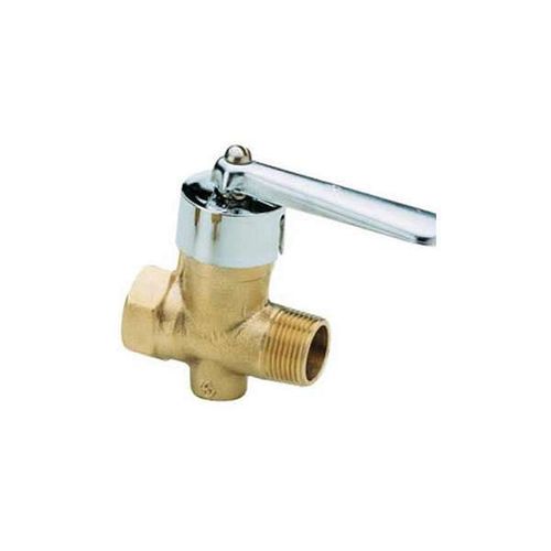 Llave De Gas Bronce Con Vista Cromada De 13 Mm FV