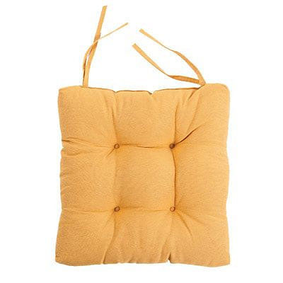 Almohadón Cloe Atraque Y Tiras Mostaza 6X39X39 Cm Zukatek