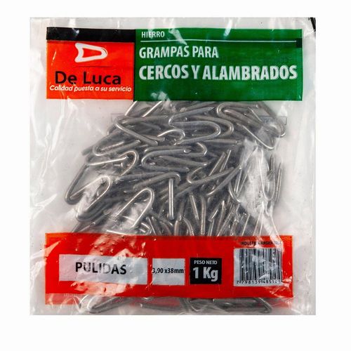 Grampas Para Cerco Pulidas 3.90 X 38 1 Kg