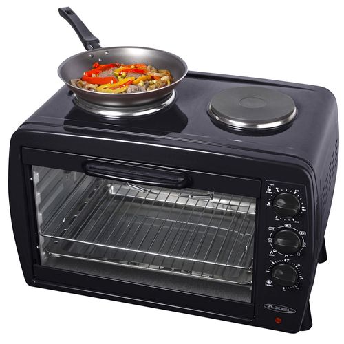 Horno Eléctrico 45 Lts Con Hornallas Axel