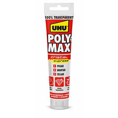 UHU Polimax Adhesivo y Sellador Express Transparente Tubo x 115Gr