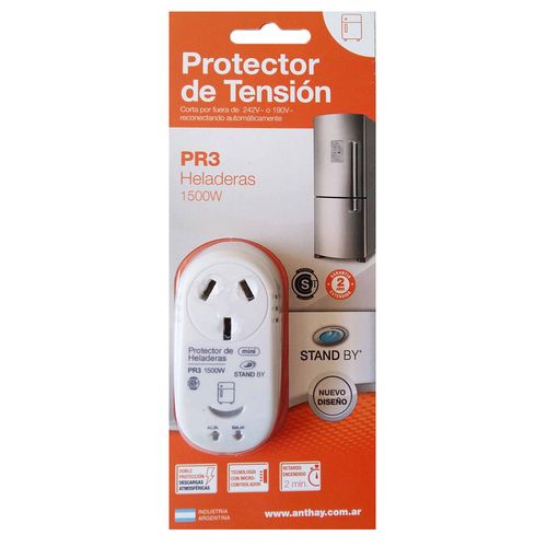 Protector De Heladera-Freezer Hasta 1500 W Stand By