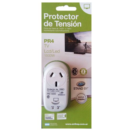 Protector De Tv/Led/Audio H/1500W Stand By