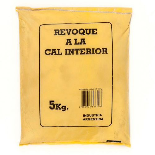 Revoque A La Cal Para Interiores x5 Kg.