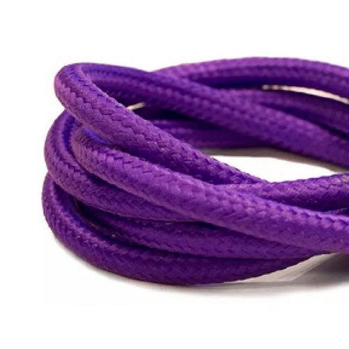 Cable Textil X 5 M Violeta Cabletextil