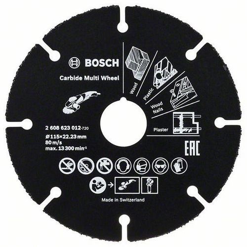 Disco de Corte para Amoladora Bosch Multimaterial 115Mm