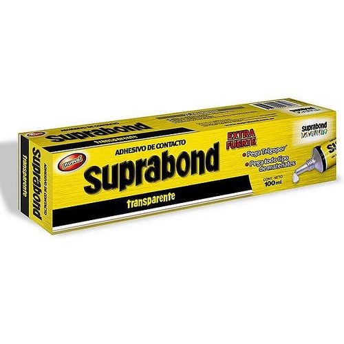 Adhesivo Contacto Transparente 100Ml Suprabond
