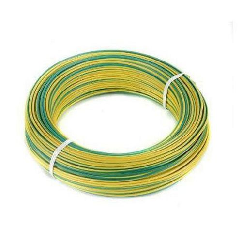 Cable Unipolar 2.5 Verde Y Amarillo Plastix"Cf" X10M