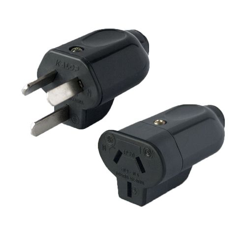 Ficha K3/KH Juego M/H 10A Negra Kalop