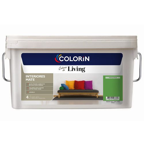 Látex Interior Living Manzana 4Lts Colorin