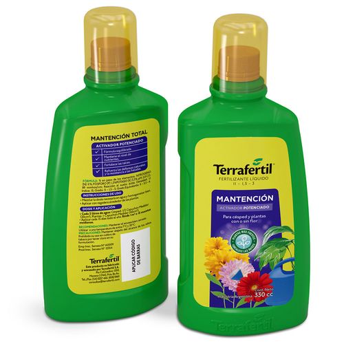 Fertilizante Líquido De Mantenimiento 330Cc Terrafertil