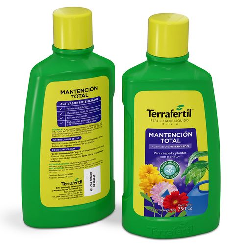 Fertilizante Líquido De Mantenimiento 750Cc Terrafertil