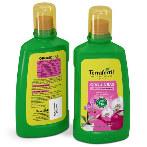 Fertilizante Líquido Orquideas 330 Cc Terrafertil