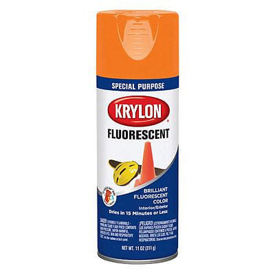 Aerosol Fluorescente Naranja Amarillo 311Grs Krylon