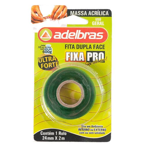 Cinta Doble Faz Acrilica 24 Mm X 2 M Rotce