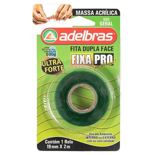 Cinta Doble Faz Acrilica 19 Mm X 2 Mt Rotce