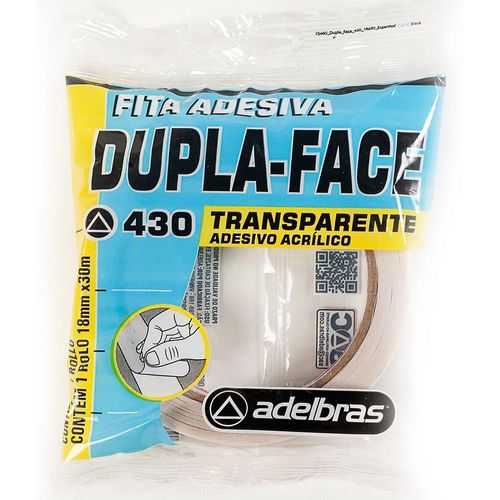 Cinta Doble Faz Ppp 18 Mm X 30 Mt Rotce