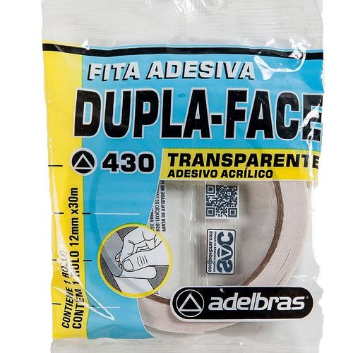 Cinta Doble Faz Ppp 12 Mm 30 Mt Rotce