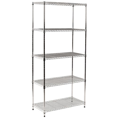 Estanteria Metal Rack 5 Estantes 1.80 Metros Celeste - Easy