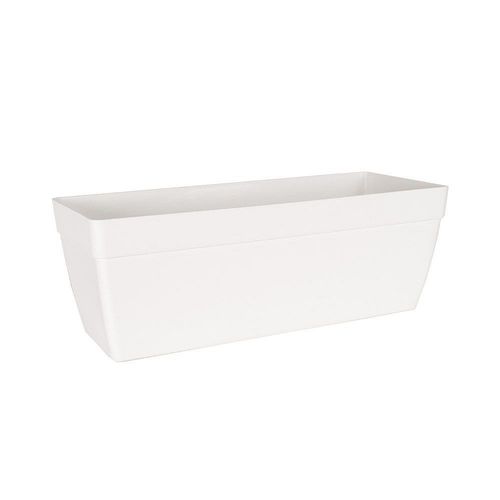 Maceta Capri Box Autorregante Blanco 50 Cm Outzen
